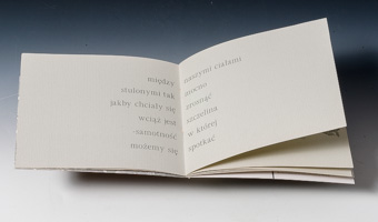 typografia, poezja, minimalizm