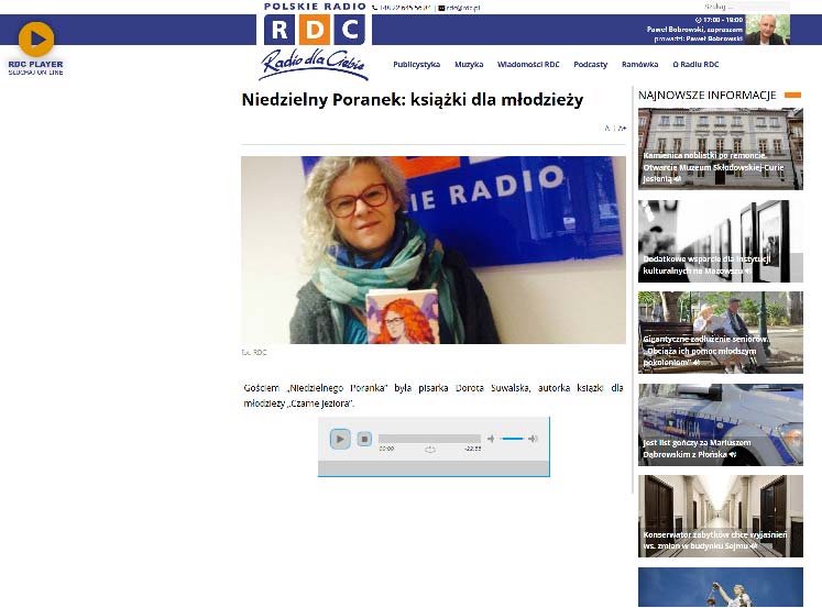 czarne jeziora w radiu rdc