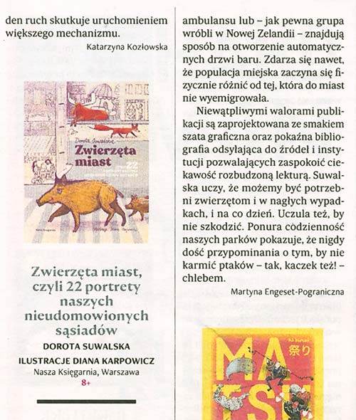 Zwierzęta miast, czyli 22 portrety naszych nieudomowionych sąsiadów