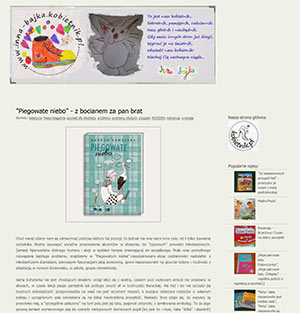 recenzja książki Piegowate niebo