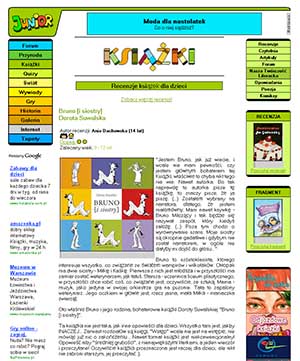 Recenzje książki bruno i siostry